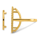 17 mm 14k Yellow Gold coin bezel for 16.5 mm Coin — additional image