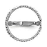 17 mm 14k White Gold coin bezel for 16.5 mm Coin — additional image