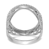 17 mm 14k White Gold coin bezel for 16.5 mm Coin — additional image