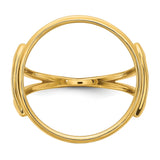 17 mm 14k Yellow Gold coin bezel for 16.5 mm Coin — additional image