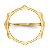 17 mm 14k Yellow Gold coin bezel for 16.5 mm Coin — additional image