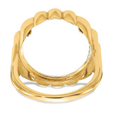 17 mm 14k Yellow Gold coin bezel for 16.5 mm Coin — additional image
