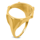 17 mm 14k Yellow Gold coin bezel for 16.5 mm Coin — additional image