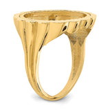 17 mm 14k Yellow Gold coin bezel for 16.5 mm Coin — additional image