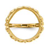 17 mm 14k Yellow Gold coin bezel for 16.5 mm Coin — additional image
