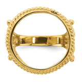 17 mm 14k Yellow Gold coin bezel for 16.5 mm Coin — additional image