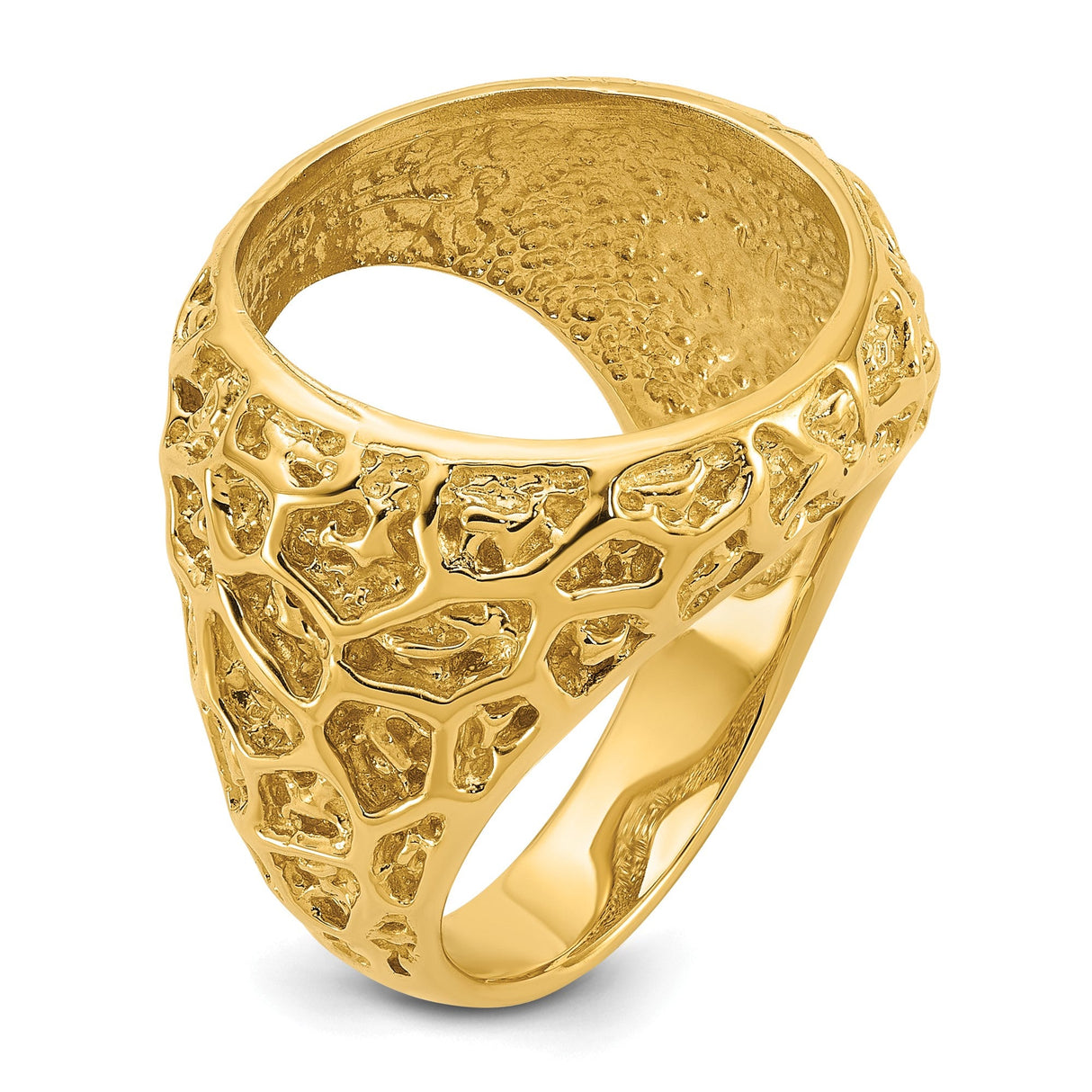 17 mm 14k Yellow Gold coin bezel for 16.5 mm Coin — additional image