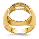 17 mm 14k Yellow Gold coin bezel for 16.5 mm Coin — additional image