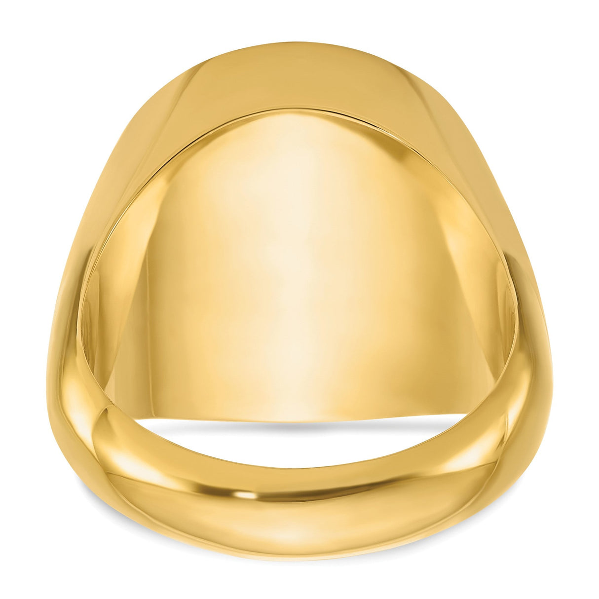 17 mm 14k Yellow Gold coin bezel for 16.5 mm Coin — additional image
