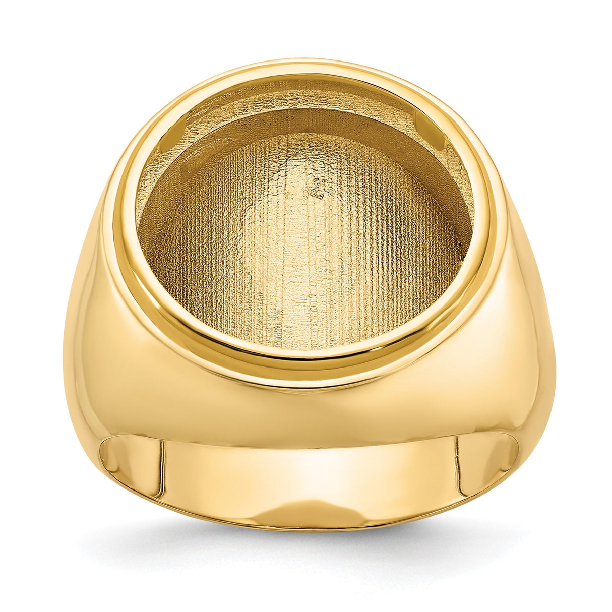 17 mm 14k Yellow Gold coin bezel for 16.5 mm Coin — additional image