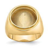 17 mm 14k Yellow Gold coin bezel for 16.5 mm Coin — additional image