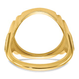 17 mm 14k Yellow Gold coin bezel for 16.5 mm Coin — additional image
