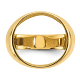 17 mm 14k Yellow Gold coin bezel for 16.5 mm Coin — additional image