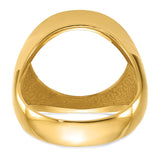 17 mm 14k Yellow Gold coin bezel for 16.5 mm Coin — additional image