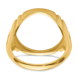 17 mm 14k Yellow Gold coin bezel for 16.5 mm Coin — additional image