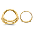 17 mm 14k Yellow Gold coin bezel for 16.5 mm Coin