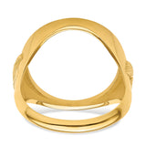 17 mm 14k Yellow Gold coin bezel for 16.5 mm Coin — additional image