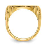17 mm 14k Yellow Gold coin bezel for 16.5 mm Coin — alternate view