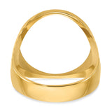 17 mm 14k Yellow Gold coin bezel for 16.5 mm Coin — additional image