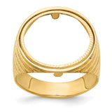 17 mm 14k Yellow Gold coin bezel for 16.5 mm Coin — additional image