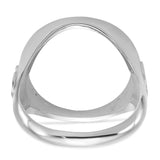 17 mm 14k White Gold coin bezel for 16.5 mm Coin — additional image