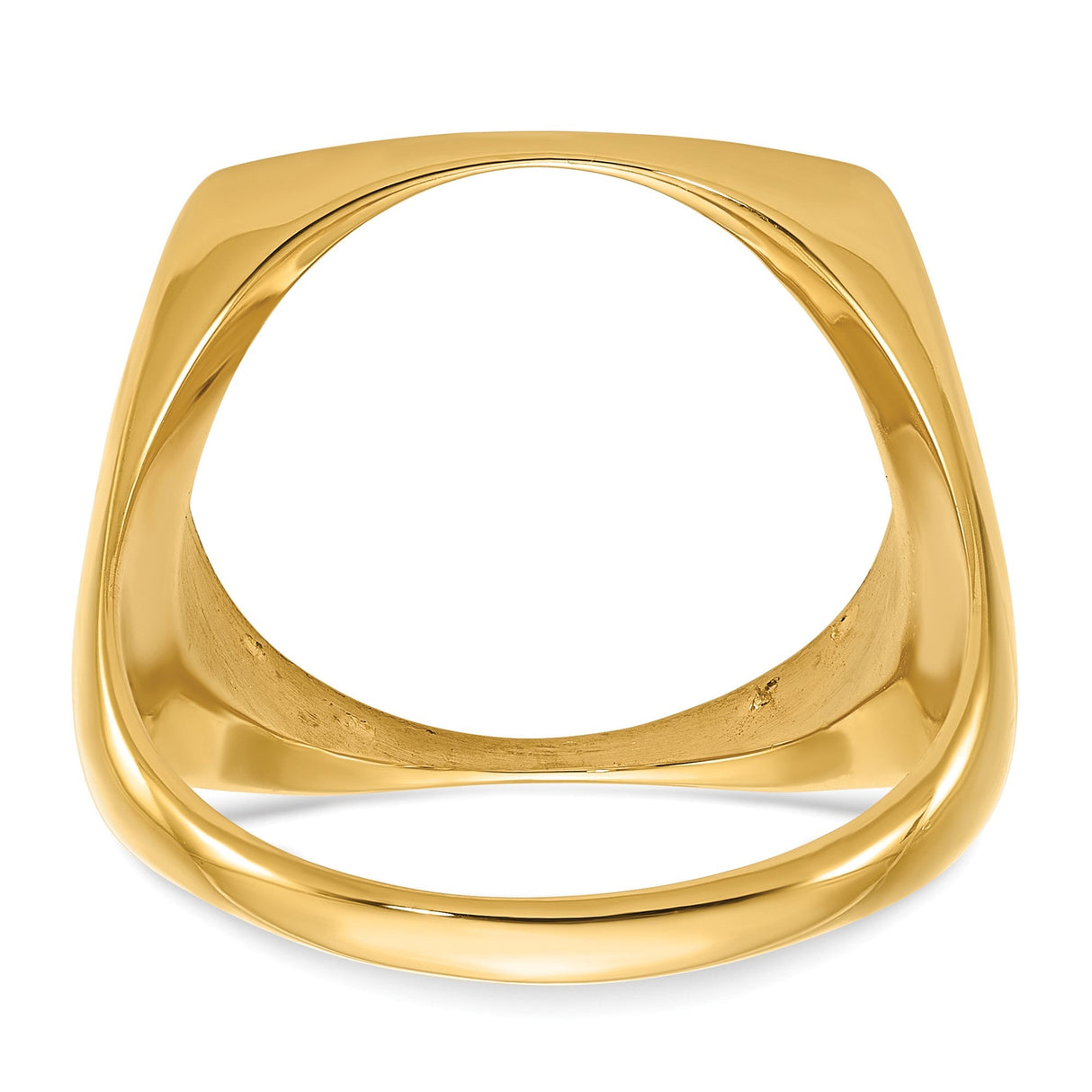 17 mm 10k Yellow Gold coin bezel for 16.5 mm Coin — additional image