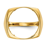 17 mm 14k Yellow Gold coin bezel for 16.5 mm Coin — additional image