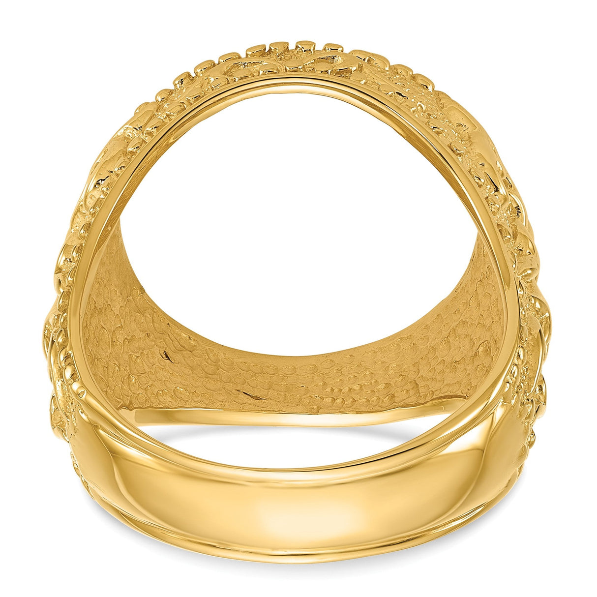 17 mm 14k Yellow Gold coin bezel for 16.5 mm Coin — additional image