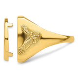 17 mm 14k Yellow Gold coin bezel for 16.5 mm Coin — additional image