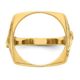 17 mm 14k Yellow Gold coin bezel for 16.5 mm Coin — additional image