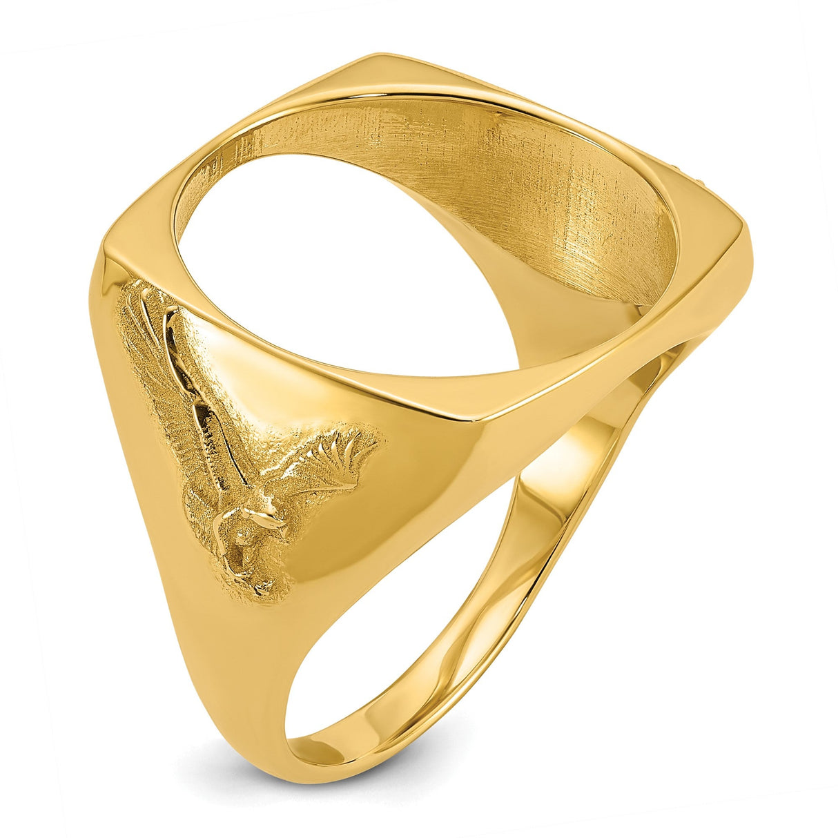 17 mm 14k Yellow Gold coin bezel for 16.5 mm Coin — additional image