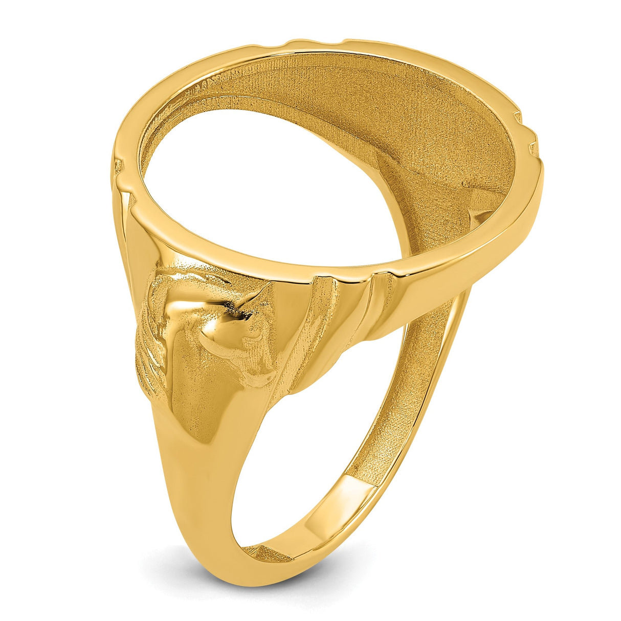 17 mm 14k Yellow Gold coin bezel for 16.5 mm Coin — additional image