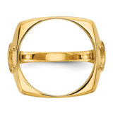 17 mm 14k Yellow Gold coin bezel for 16.5 mm Coin — additional image