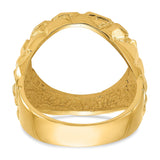 17 mm 14k Yellow Gold coin bezel for 16.5 mm Coin — additional image