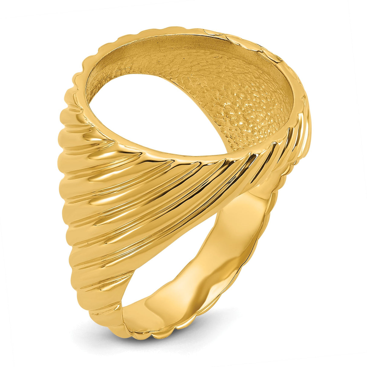 17 mm 14k Yellow Gold coin bezel for 16.5 mm Coin — additional image
