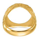 17 mm 14k Yellow Gold coin bezel for 16.5 mm Coin — additional image