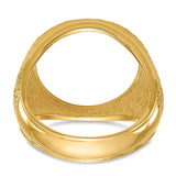 17 mm 14k Yellow Gold coin bezel for 16.5 mm Coin — additional image