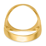 17 mm 10k Yellow Gold coin bezel for 16.5 mm Coin — additional image