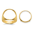 17 mm 10k Yellow Gold coin bezel for 16.5 mm Coin