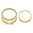 17 mm 10k Yellow Gold coin bezel for 16.5 mm Coin