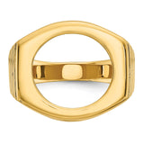17 mm 14k Yellow Gold coin bezel for 16.5 mm Coin — additional image