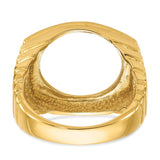 17 mm 14k Yellow Gold coin bezel for 16.5 mm Coin — additional image