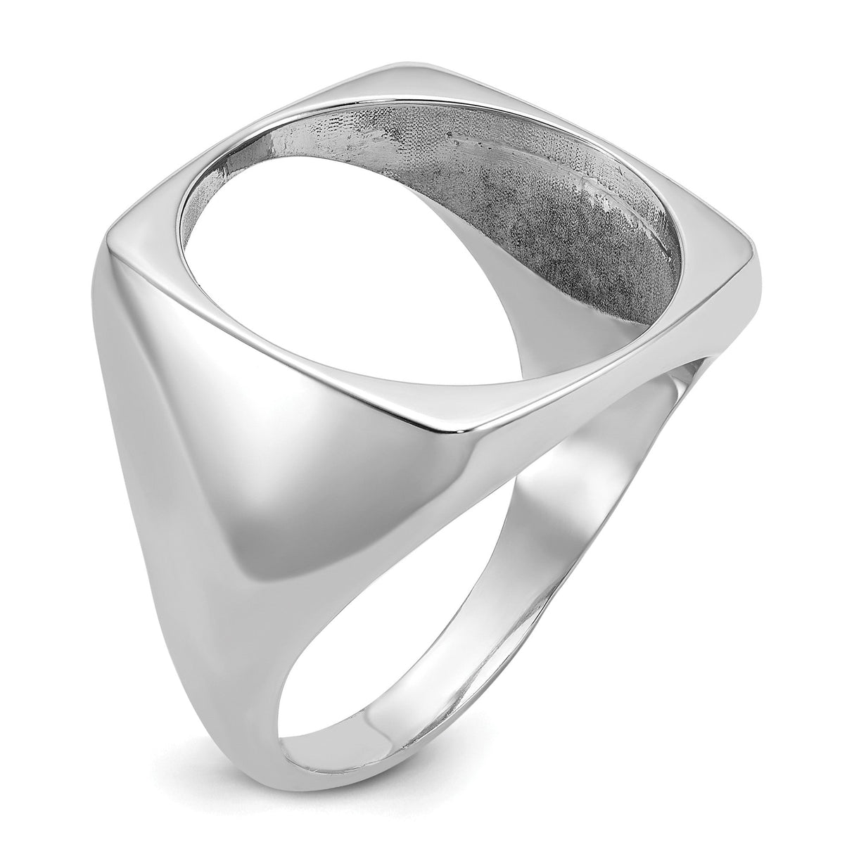 17 mm 14k White Gold coin bezel for 16.5 mm Coin — additional image