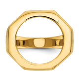 17 mm 14k Yellow Gold coin bezel for 16.5 mm Coin — additional image