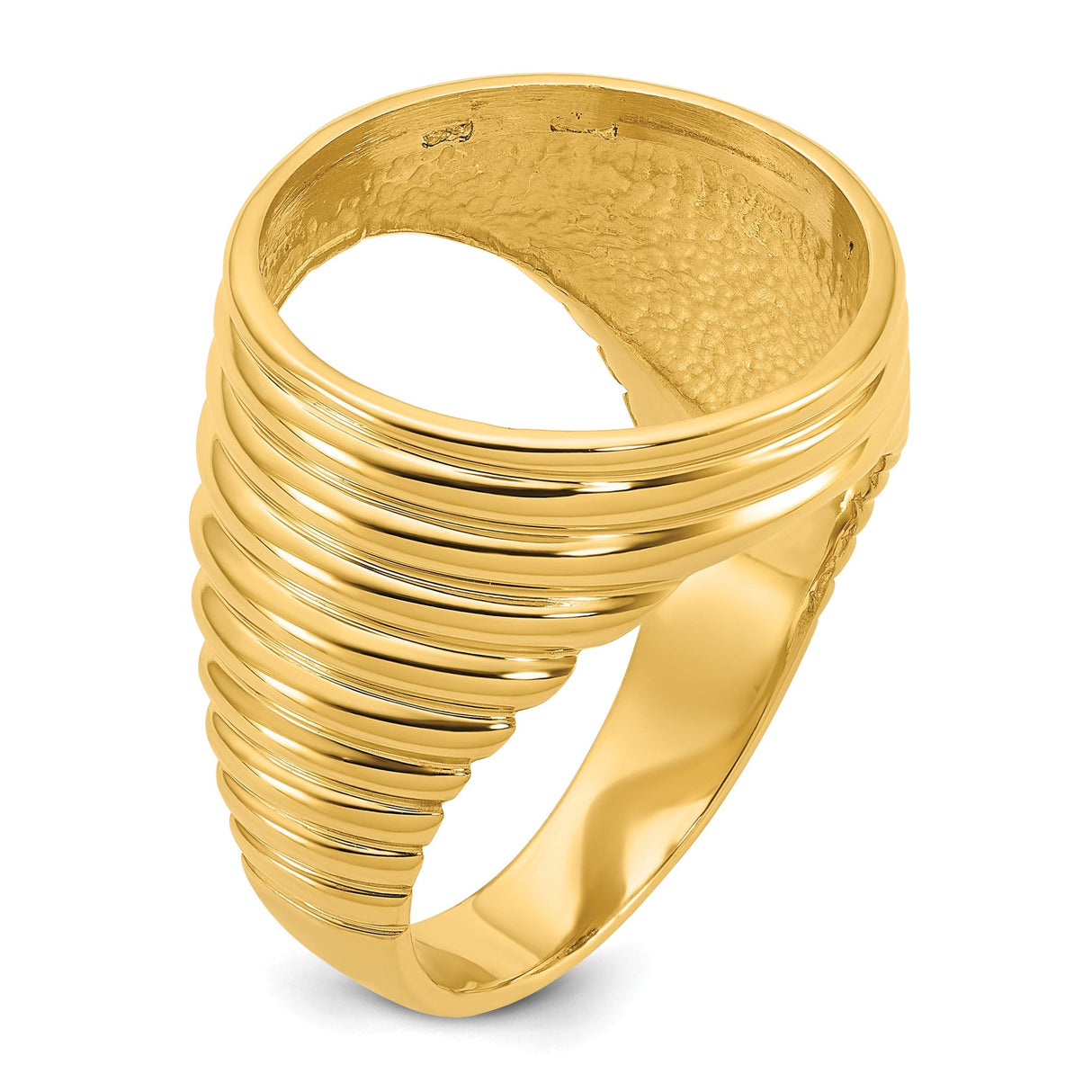 17 mm 14k Yellow Gold coin bezel for 16.5 mm Coin — additional image