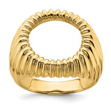 17 mm 14k Yellow Gold coin bezel for 16.5 mm Coin — additional image