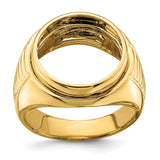 17 mm 14k Yellow Gold coin bezel for 16.5 mm Coin — additional image