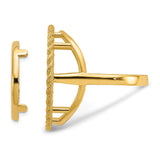 17 mm 10k Yellow Gold coin bezel for 16.5 mm Coin — alternate view