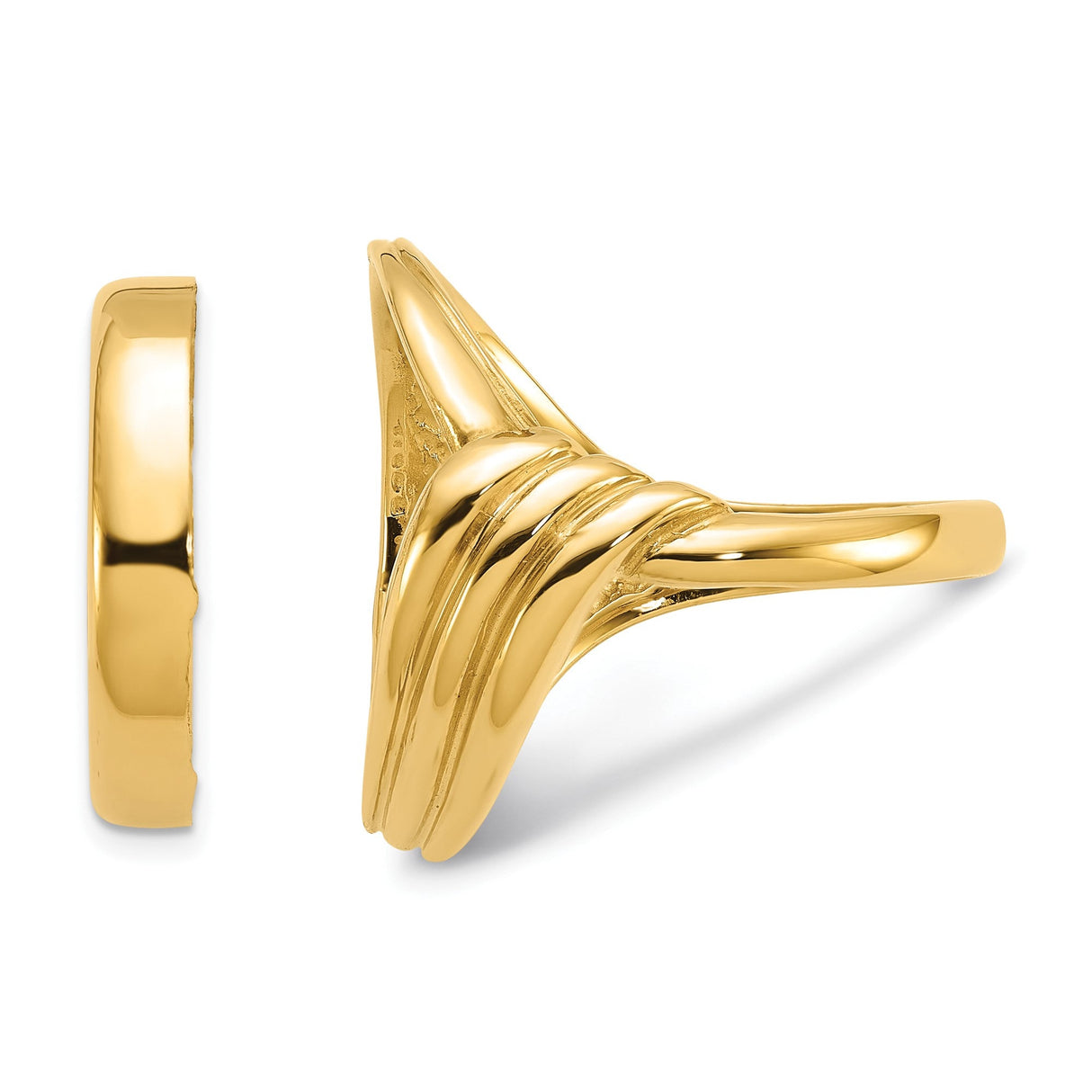 17 mm 14k Yellow Gold coin bezel for 16.5 mm Coin — additional image