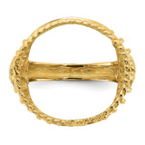 17 mm 14k Yellow Gold coin bezel for 16.5 mm Coin — additional image